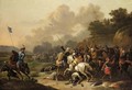 A Cavalry Engagement Between Turks And Christians - Simon Johannes van Douw