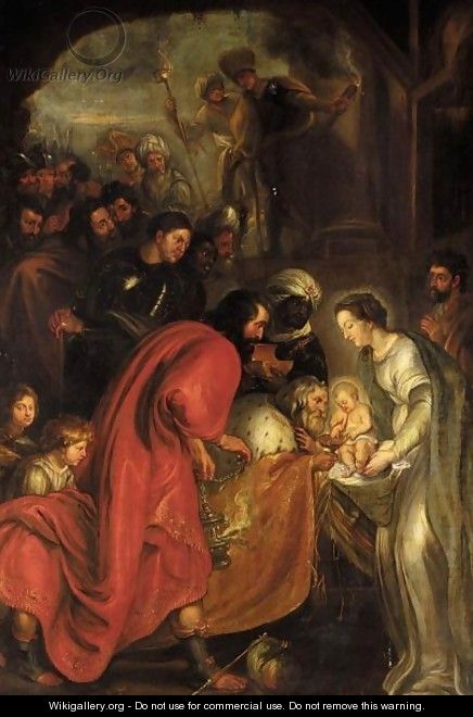 The Adoration Of The Magi 9 - (after) Sir Peter Paul Rubens