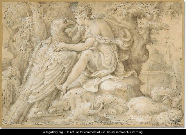 Jupiter and Astrea - Giulio Campi