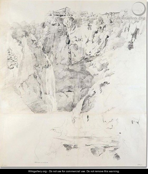 View of the falls at Tivoli - Claude Thienon