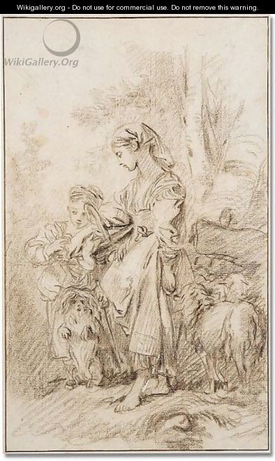 The young sepherdess - François Boucher