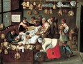 The Tax Collectors - (after) Pieter The Younger Brueghel
