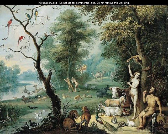 The Fall Of Man - Jan, the Younger Brueghel