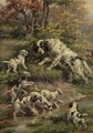Setter And Her Puppies - Edmund Henry Osthaus