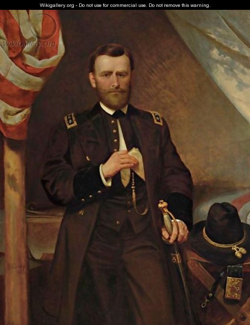 General Ulysses S. Grant In His Tent - Emanuel Gottlieb Leutze
