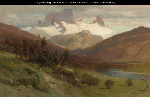 View Of British Columbia - Samuel Colman