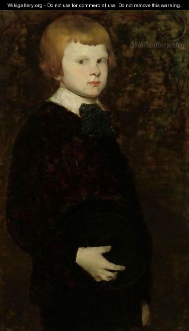 Portait Of A Young Boy (Son Of Karl Theodor Von Piloty) - William Merritt Chase