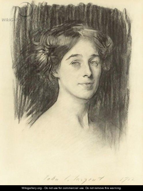 Portrait Of Mrs. Reginald Grenville Eves - John Singer Sargent
