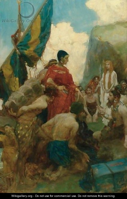 The Phoenician Traders - Howard Pyle