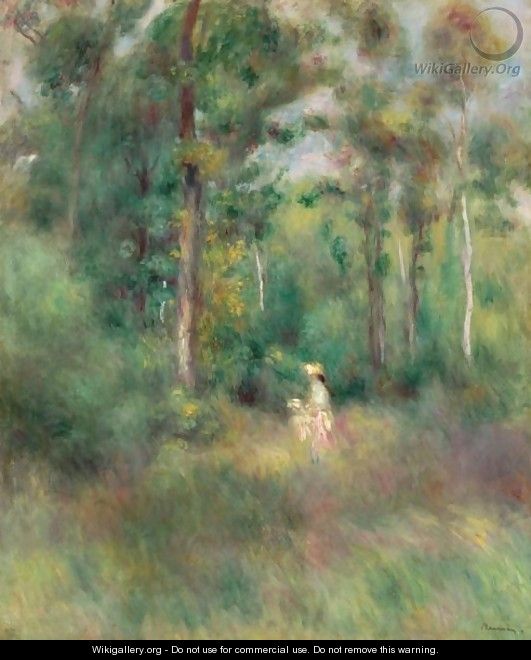La Foret De Marly - Pierre Auguste Renoir