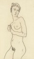 Stehender Akt (Standing Nude) - Egon Schiele