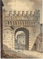 An Italian Town Gate - (after) Victor-Jean Nicolle
