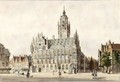 View Of The Town Hall Of Middelburg - Dutch School