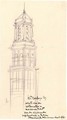 Design For A Proposed Restoration Of The Wijnhuistoren, Zutphen - Hendrik Petrus Berlage