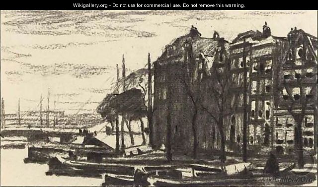 A View Of The Binnenkant, Amsterdam - Willem Witsen