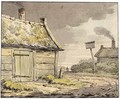 A Cottage Near A Country Road - Anthonie Andriessen