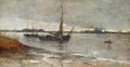 Barges On The Scheldt - John Reid Murray