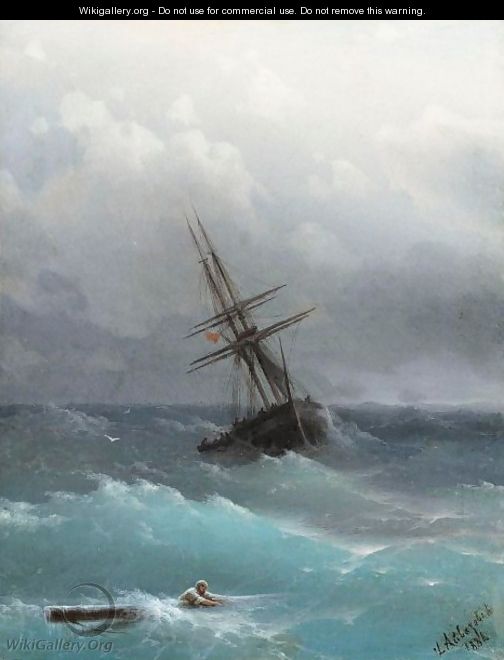 The Storm - Ivan Konstantinovich Aivazovsky