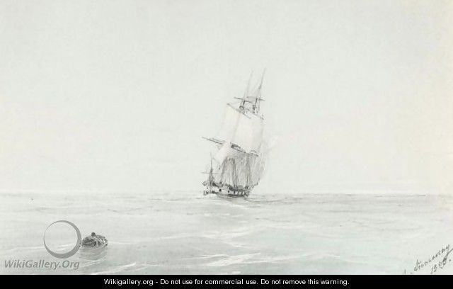 Ship On The Ocean - Ivan Konstantinovich Aivazovsky
