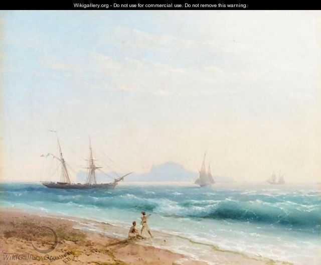 View Of Ischia - Ivan Konstantinovich Aivazovsky