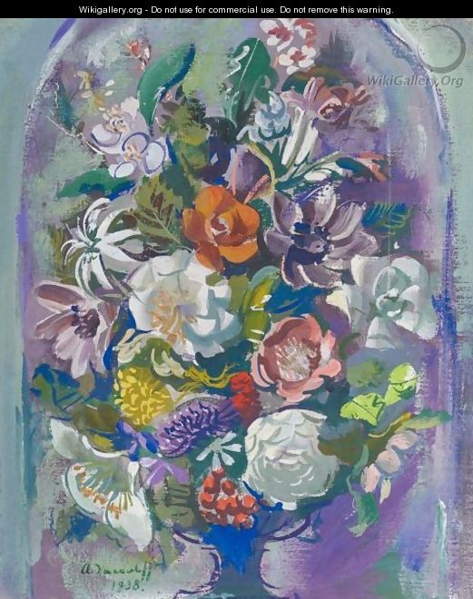 Flowers In A Vase - Alexander Evgenievich Yakovlev