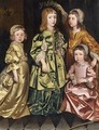 Portrait Of Four Children - (after) Gerard Soest