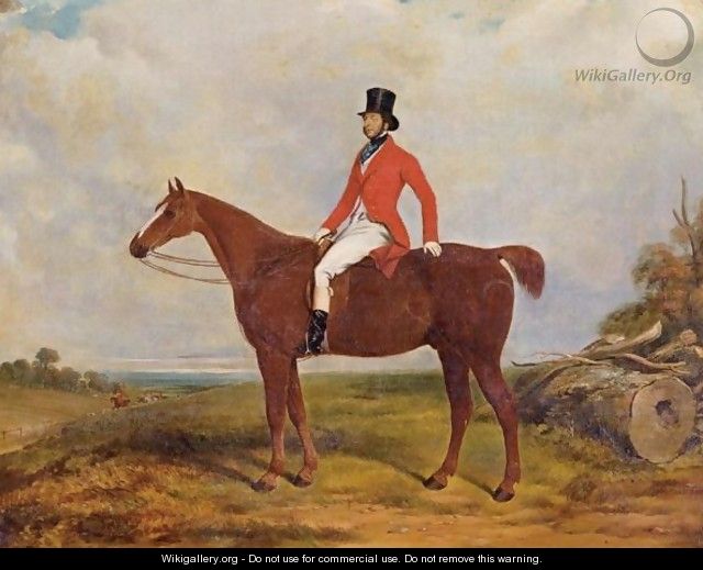 A Gentleman On A Hunter, A Hunt Beyond - William Barraud