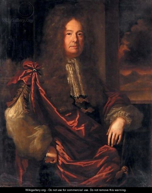 Portrait Of Sir Robert King, Bt., Of Boyle Abbey, County Roscommon (C.1625-1708) - Johann Closterman (after)
