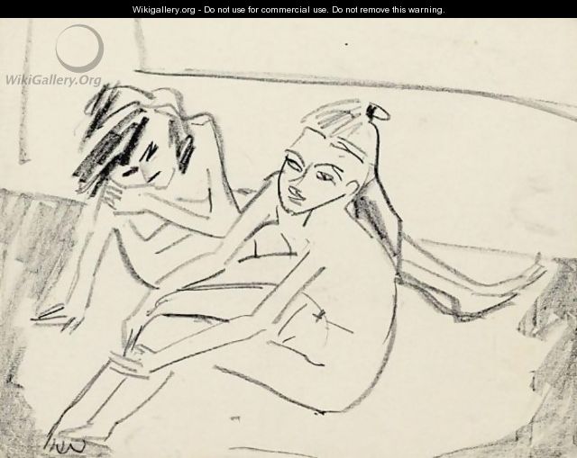 Akte (Nudes) - Ernst Ludwig Kirchner