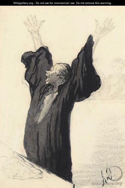 LA avocat Pathetique - Honoré Daumier