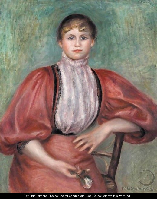 La Belle Cabaretiere - Pierre Auguste Renoir
