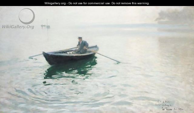 Alkejegeren (Rowing) - Fritz Thaulow