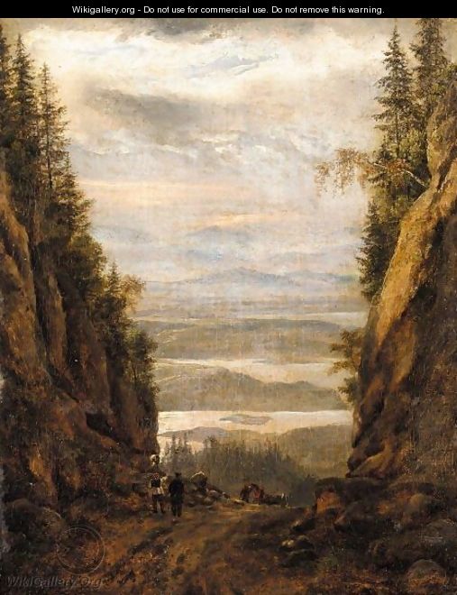 Utsikt Fra Krokkleiva (View From Krokkleiva, Norway) - Johan Christian Clausen Dahl