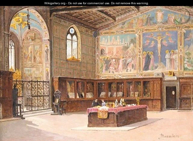 The Sacristy Of The Church Of Santa Croce, Florence - Antonietta Brandeis