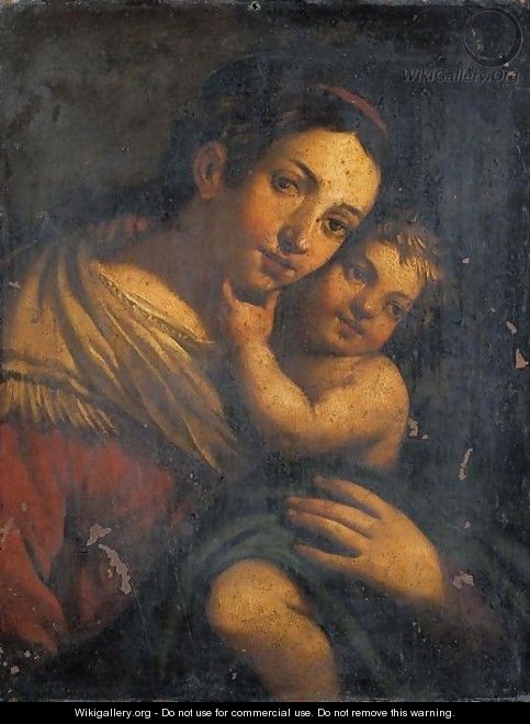 Madonna Col Bambino - Giacomo Cavedone