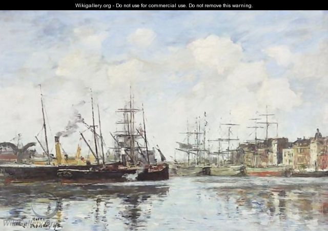 Le Havre. Bassin De La Barre the Subtle Tonalities And Delicate Brushstrokes In The Present Work Are Exempliary Of Boudin