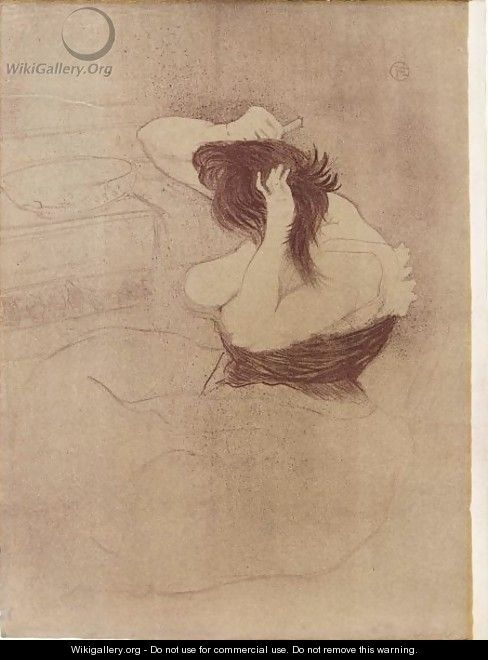 Femme Qui Se Peigne - Henri De Toulouse-Lautrec