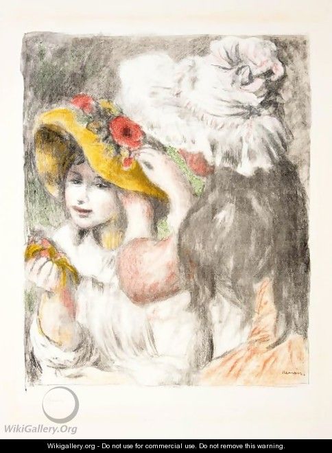 Le Chapeau Epingle 2eme Planche - Pierre Auguste Renoir