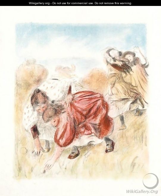 Enfants Jouant A La Balle - Pierre Auguste Renoir