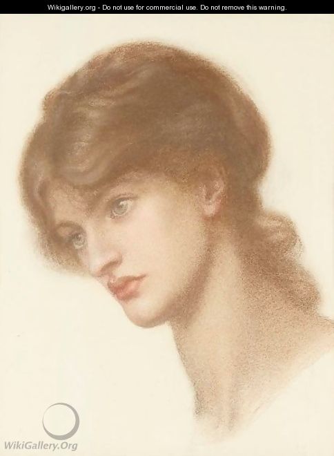 Study Of Marie Spartali For Dante