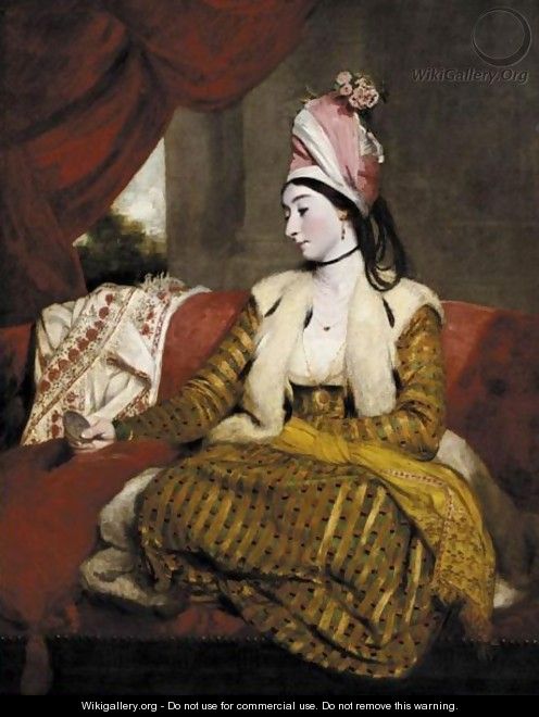 Portrait Of Mrs Baldwin (1763-1839) - Sir Joshua Reynolds
