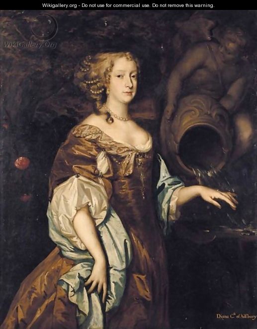 Portrait Of Diana, Countess Of Ailesbury - (after) Sir Peter Lely