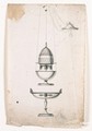 Gruppo Di Disegni Per Argenti Tre Lampade, Un Calice, Due Placchette Religiose E Un Crocifisso - Giovacchino Belli