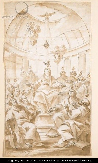 La Pentecoste - (after) Gaspare Diziani