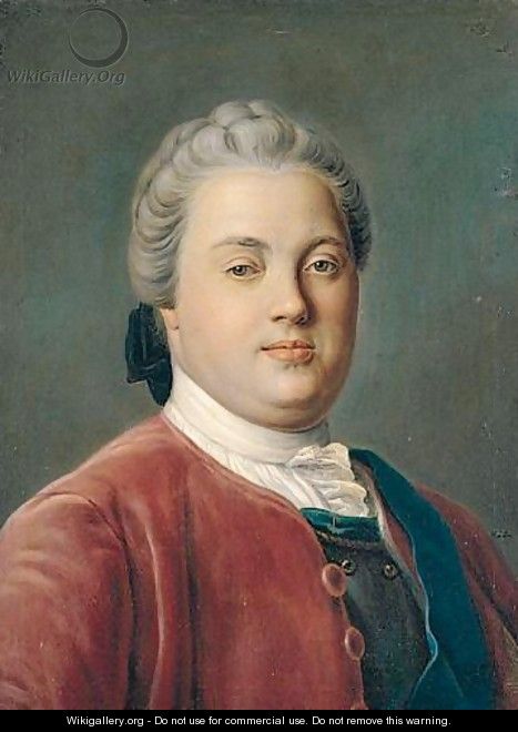 Portrait Of Kurprinz Friedrich Christian Von Sachsen (1722-1763) - (after) Pietro Antonio Rotari