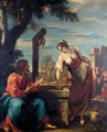 Christ And The Woman Of Samaria - (after) Sebastiano Ricci