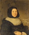 Portrait Of Mrs Orlebar Of Poddington - English Provincial School