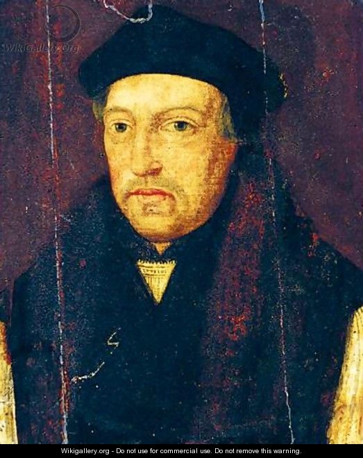 Portrait Of Thomas Cranmer - (after) Holbein the Younger, Hans