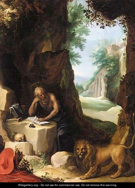 Saint Jerome In A Landscape - (after) Paul Bril