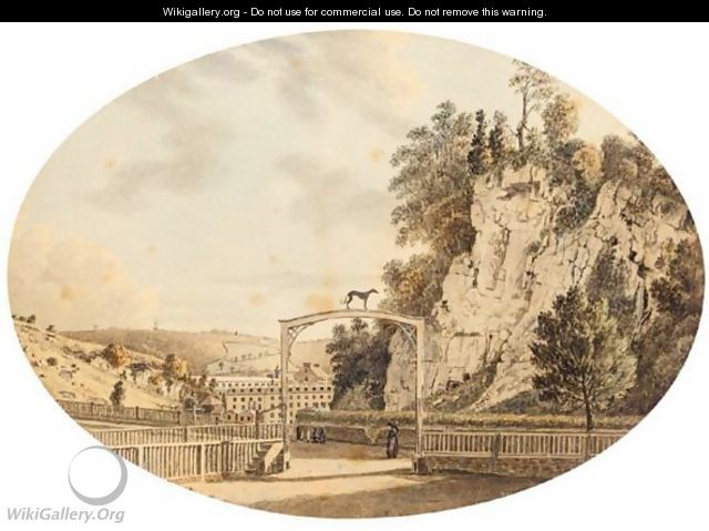 View At Cromford, Derbyshire - (after) Paul Sandby